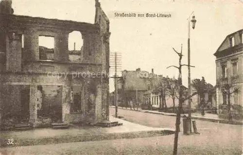 AK / Ansichtskarte BREST-LITOWSK Belarus Weissrussland Strassenbild