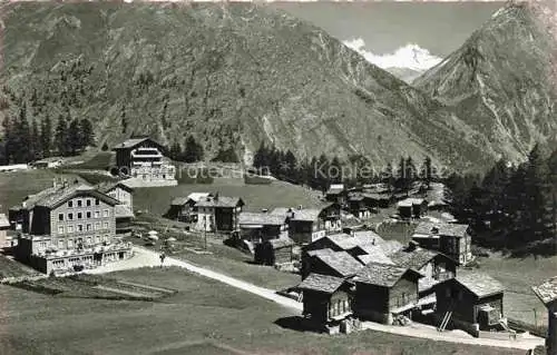 AK / Ansichtskarte Saas-Fee VISP VS Lomatte Hotels Allalin und Alphubel