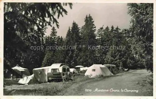 AK / Ansichtskarte Montana Crans-Montana VS Le Camping