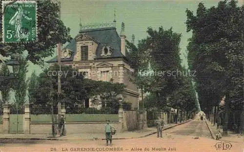 AK / Ansichtskarte LA GARENNE -COLOMBES 92 Hauts-de-Seine Allee du Moulin Joli