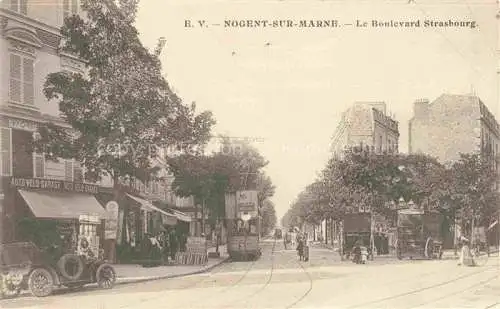 AK / Ansichtskarte Nogent-sur-Marne 94 Val-de-Marne Le Boulevard Strasbourg