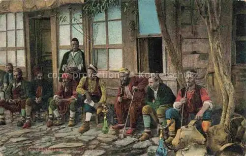 AK / Ansichtskarte Constantinople Constantinopel ISTANBUL TK Cafe Turk