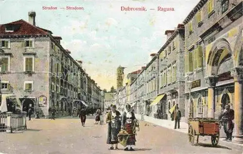 AK / Ansichtskarte DUBROVNIK Ragusa Croatia Stradon
