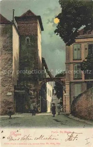 AK / Ansichtskarte NYON VD Porte St Marie