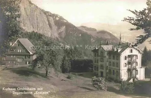 AK / Ansichtskarte Grubisbalm Vitznau LU Kurhaus Grubisbalm mit Dependance Enziane