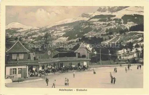 AK / Ansichtskarte Adelboden BE Eisbahn