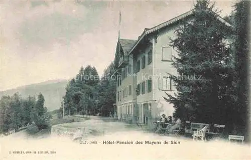 AK / Ansichtskarte Mayens de Sion VS Hotel Pension