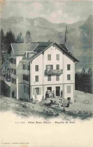 AK / Ansichtskarte Mayens de Sion VS Hotel Beau Sejour