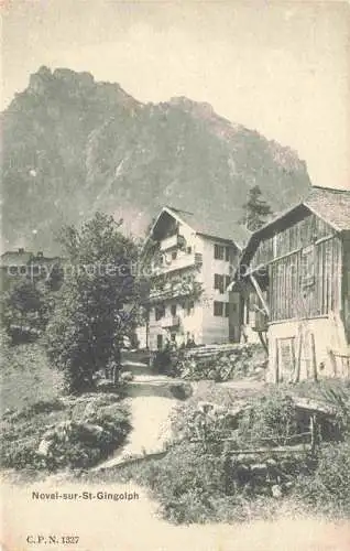 AK / Ansichtskarte Novel-sur-St Gingolph Monthey VS Chalets