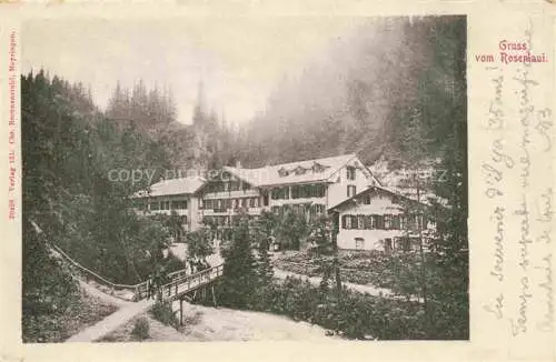 AK / Ansichtskarte Rosenlaui Oberhasli BE Hotel