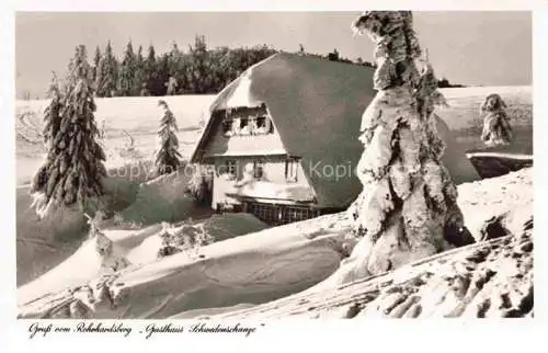 AK / Ansichtskarte Rohrhardsberg Schonach Schwarzwald BW Gasthaus zur Schwedenschanze