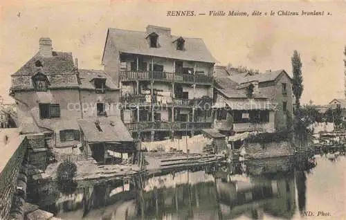 AK / Ansichtskarte RENNES 35 Ille-et-Vilaine Vieille Maison dite le Chateau branlant