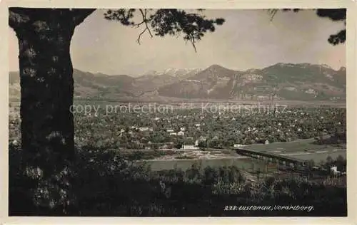 AK / Ansichtskarte Lustenau Vorarlberg AT Panorama Rheintal Alpen