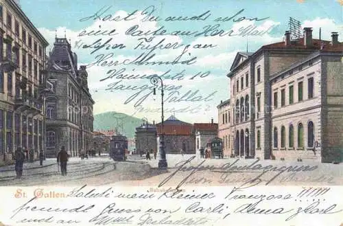 AK / Ansichtskarte St Gallen SANKT GALLEN SG Bahnhofstrasse
