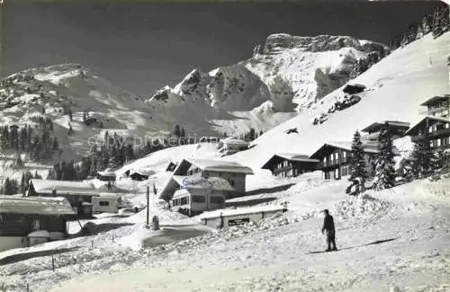 AK / Ansichtskarte Muerren BE Winterpanorama Blick gegen Schiltgrat und Muerrenbirg