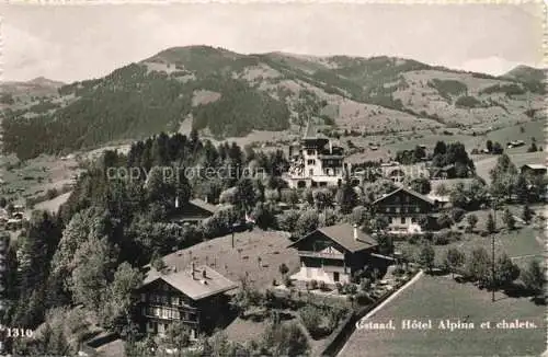 AK / Ansichtskarte Gstaad Saanen BE Panorama Hotel Alpina et chalets
