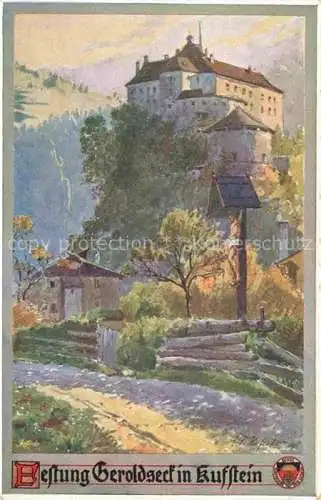 AK / Ansichtskarte KUFSTEIN Tirol AT Festung Geroldseck Kuenstlerkarte