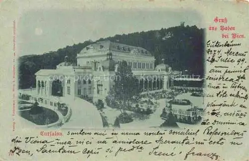 AK / Ansichtskarte BADEN WIEN AT Kursalon