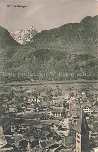 AK / Ansichtskarte Meiringen BE Panorama