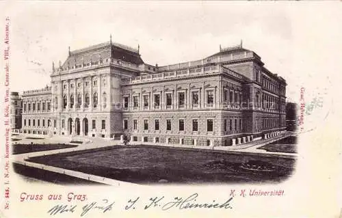 AK / Ansichtskarte GRAZ  Steiermark AT Universitaet