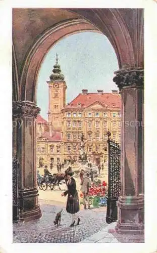 AK / Ansichtskarte WIEN AT Am Hof Kuenstlerkarte