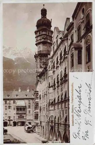 AK / Ansichtskarte INNSBRUCK Tirol AT Herzog Friedrich-Strasse
