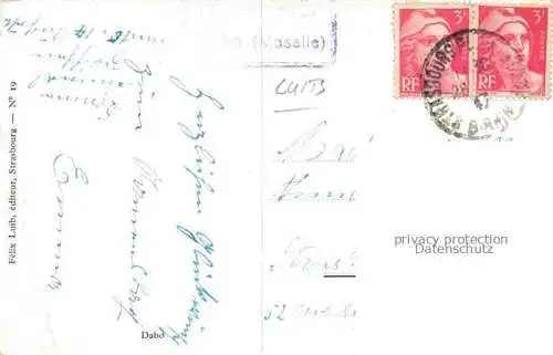 AK / Ansichtskarte LUIB Felix Editeur Strasbourg Strassburg 67 Bas-Rhin Nr. 19 Dabo