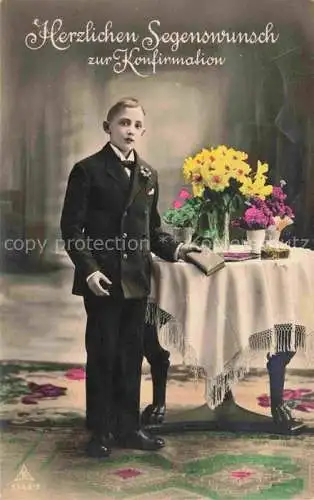 AK / Ansichtskarte Foto PH Paris Nr. 5505/2 Konfirmation Junge 