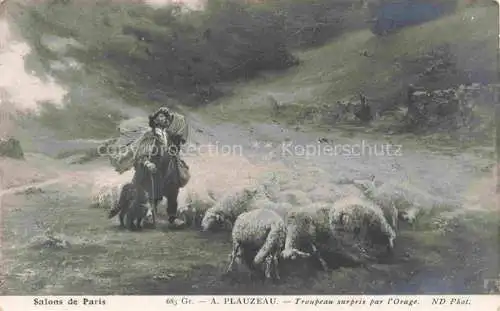 AK / Ansichtskarte PLAUZEAU A. Kuenstlerkarte Schaefer Salon de Paris 