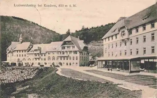 AK / Ansichtskarte Kandern Baden BW Luisenheim Feldpost