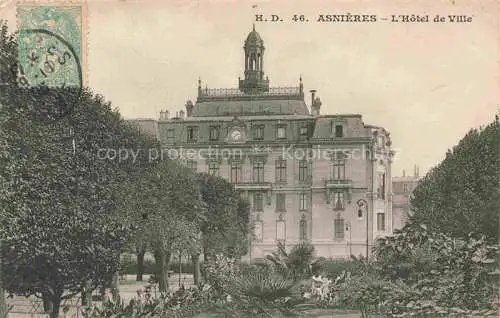 AK / Ansichtskarte ASNIERES  92-SUR SEINE Hauts-de-Seine Hotel de Ville