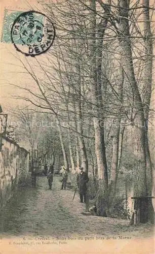 AK / Ansichtskarte CRETEIL 94 Val-de-Marne Sous bois au petit bras de la Marne