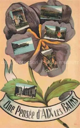 AK / Ansichtskarte AIX-LES-BAINS Chambery 73 Savoie Vue partielle