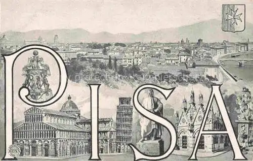 AK / Ansichtskarte PISA Toscana IT Panorama Teilansichten