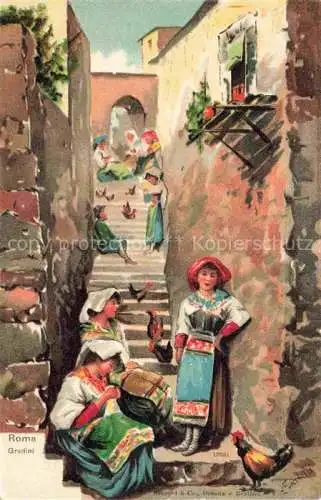 AK / Ansichtskarte ROMA  Rom Lazio IT Gradini