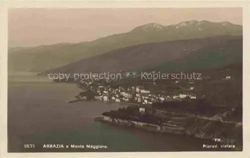 AK / Ansichtskarte Abbazia  OPATIJA Croatia e Monte Maggiore
