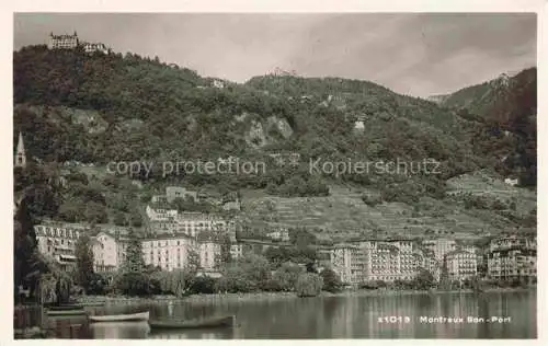 AK / Ansichtskarte MONTREUX  VD Bon Port