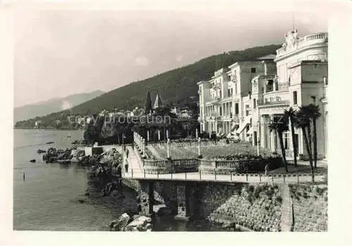 AK / Ansichtskarte OPATIJA Abbazia Croatia Uferpromenade Hotel