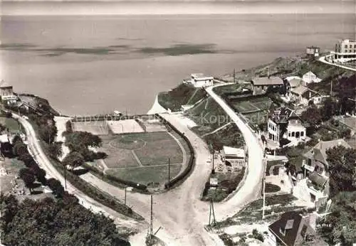 AK / Ansichtskarte Bois-de-Cise Ault 80 Somme Le square et les tennis vue aérienne