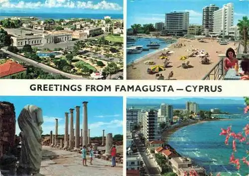 AK / Ansichtskarte Famagusta Panorama Strand Hotels Antike Staette Ruinen