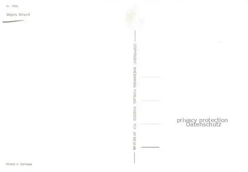 AK / Ansichtskarte Vejers Syddanmark DK Panorama Strand