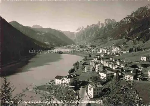 AK / Ansichtskarte Auronzo di Cadore 864m Veneto IT Panorama verso le Tre Cime di Lavaredo Dolomiti