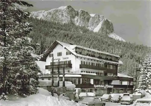 AK / Ansichtskarte Pedraces Bozen Suedtirol IT Sport Hotel Teresa Winterlandschaft