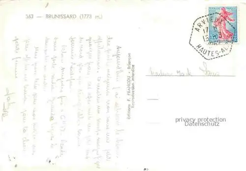 AK / Ansichtskarte Brunissard Arvieux Briancon 05 Hautes-Alpes Vue panoramique en hiver