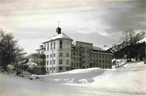 AK / Ansichtskarte Les Sciernes-d Albeuve FR Le Rosaire en hiver