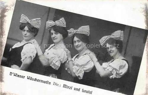 AK / Ansichtskarte WIEN AT D'Wiener Waeschermadln