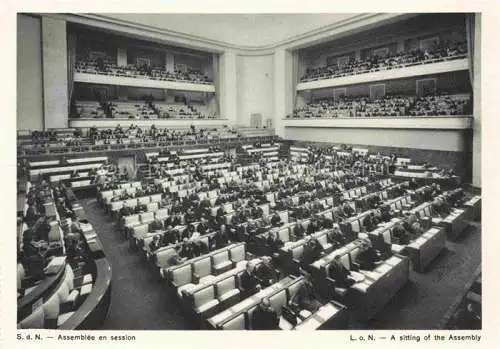 AK / Ansichtskarte GENEVE Genf GE Assemblée en session Kantonsparlament
