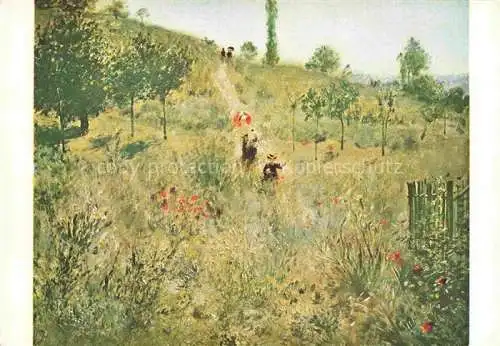 AK / Ansichtskarte RENOIR Pierre-Auguste (1841-1919) Kuenstlerkarte Ansteigender weg in hohem grass