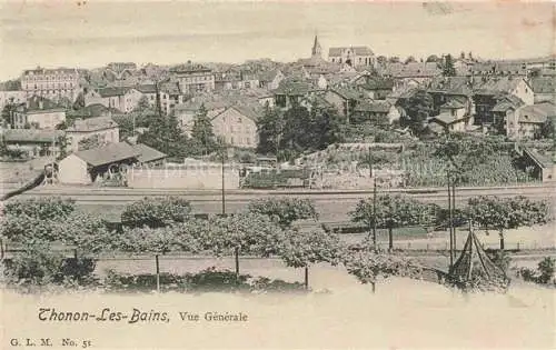 AK / Ansichtskarte Thonon-les-Bains 74 Haute-Savoie Vue générale