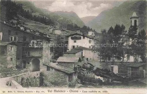 AK / Ansichtskarte Chiesa di Cancia Borca di Cadore Belluno Veneto IT Case rustiche Val Malenco